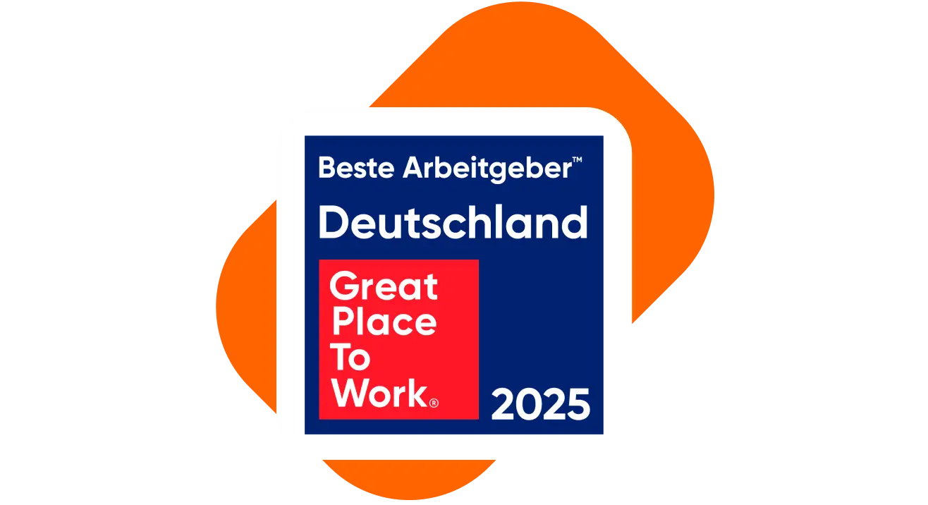 Great Place to Work. Abbildung Testsiegel Great Place to Work 2025 - Beste Arbeitgeber Deutschland